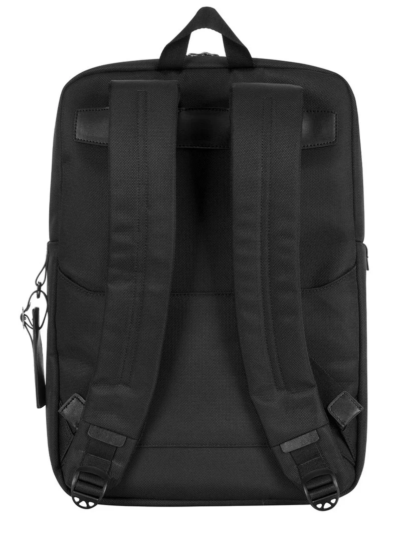 AMERICAN TOURISTER  Nobleton Backpack, 100% Polyester, Black|Smart Sleeve|Antimicrobial Lining|Laptop & Tablet Compartment|Adjustable Strap - 1 Year International Warranty  | Best Price UAE